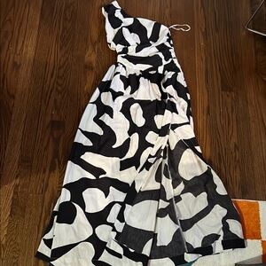 Abercrombie & Fitch Black and White Cocktail Sundress